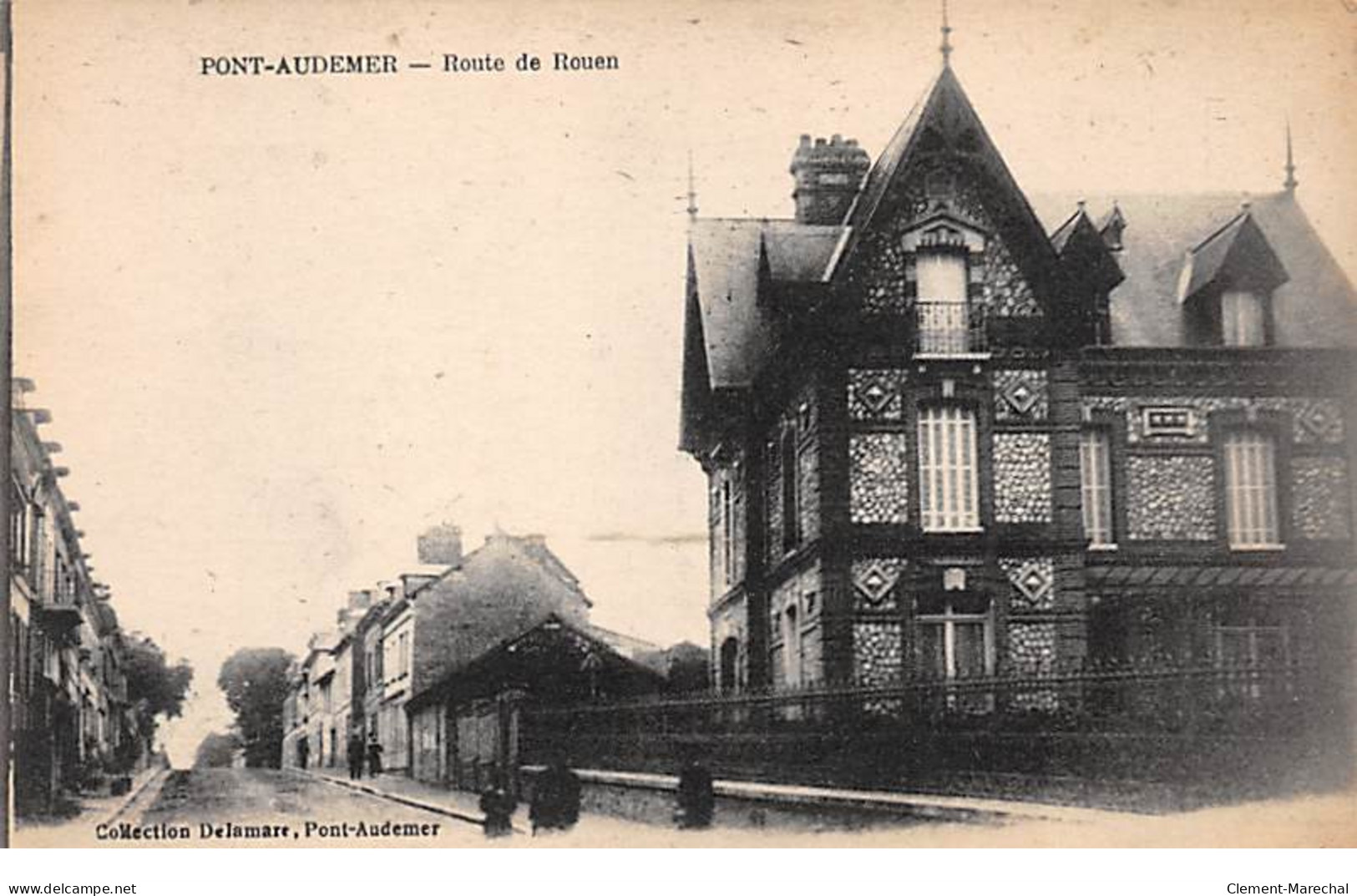 PONT AUDEMER - Route De Rouen - Très Bon état - Pont Audemer