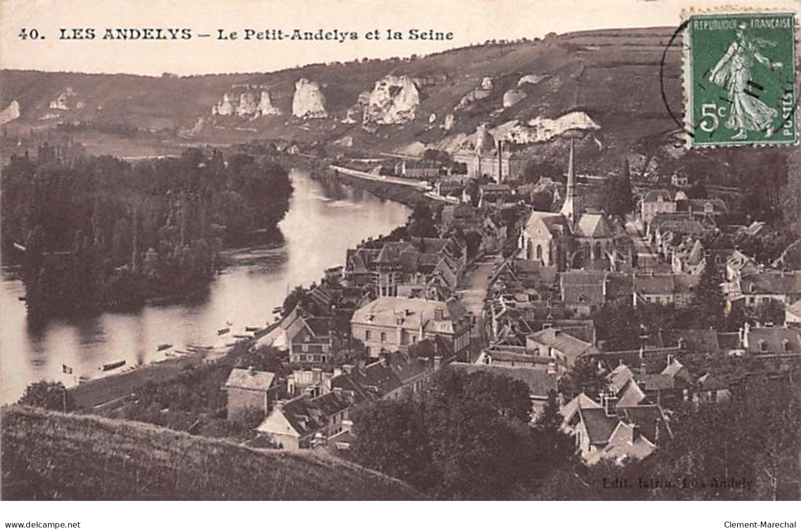 LES ANDELYS - Le Petit Andelys Et La Seine - Très Bon état - Les Andelys