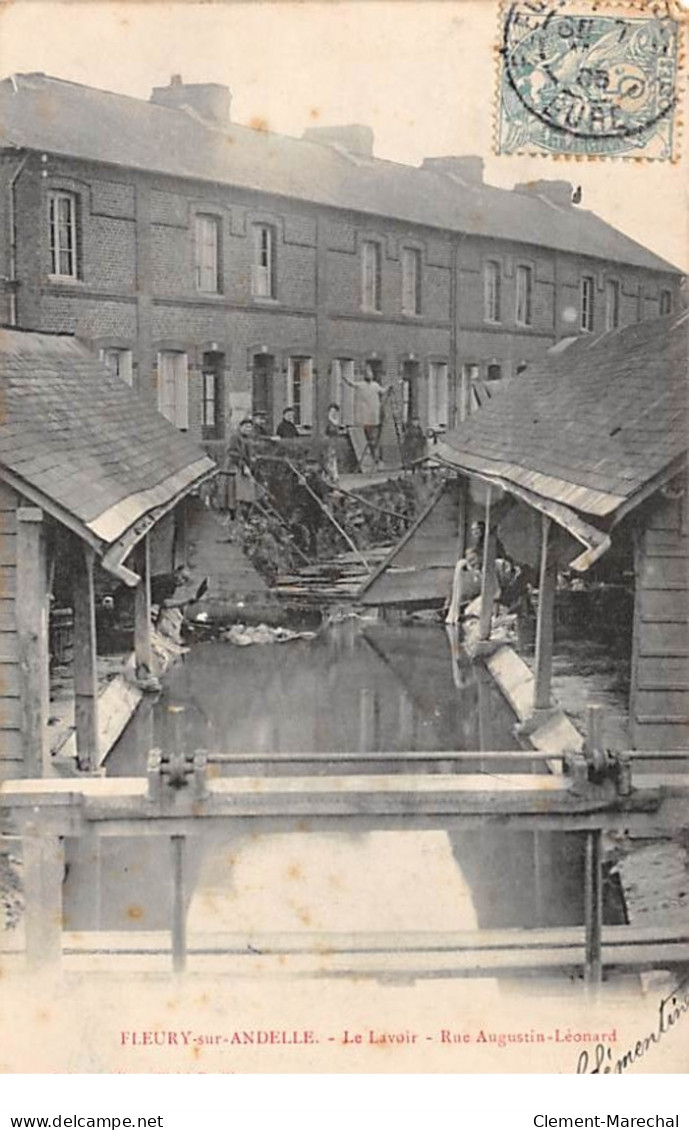 FLEURY SUR ANDELLE - Le Lavoir - Rue Augustin Léonard - Très Bon état - Altri & Non Classificati