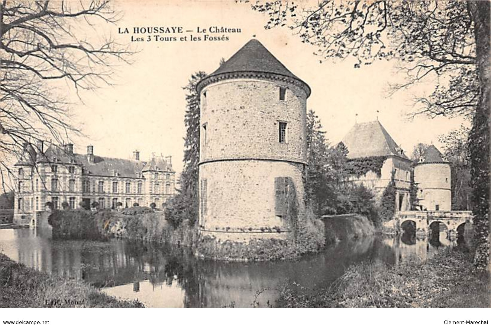 LA HOUSSAYE - Le Château - Les 3 Tours Et Les Fossés - Très Bon état - Altri & Non Classificati