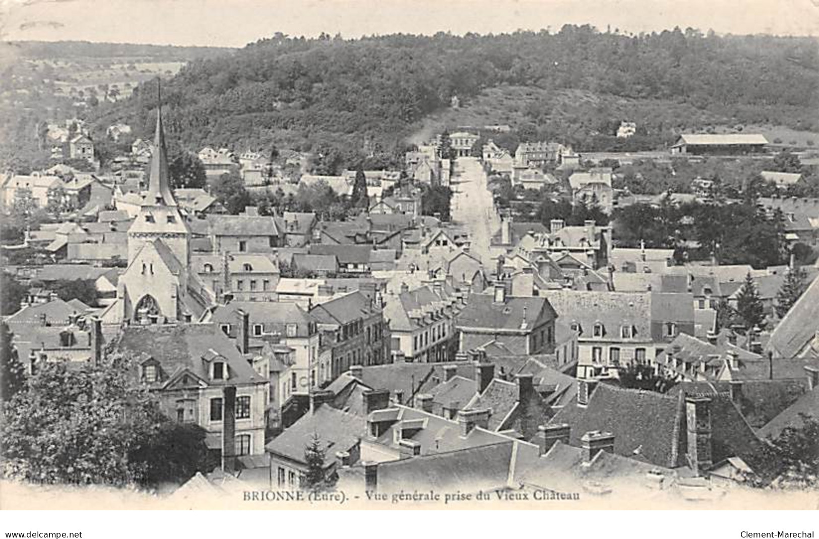 BRIONNE - Vue Générale Prise Du Vieux Château - Très Bon état - Altri & Non Classificati