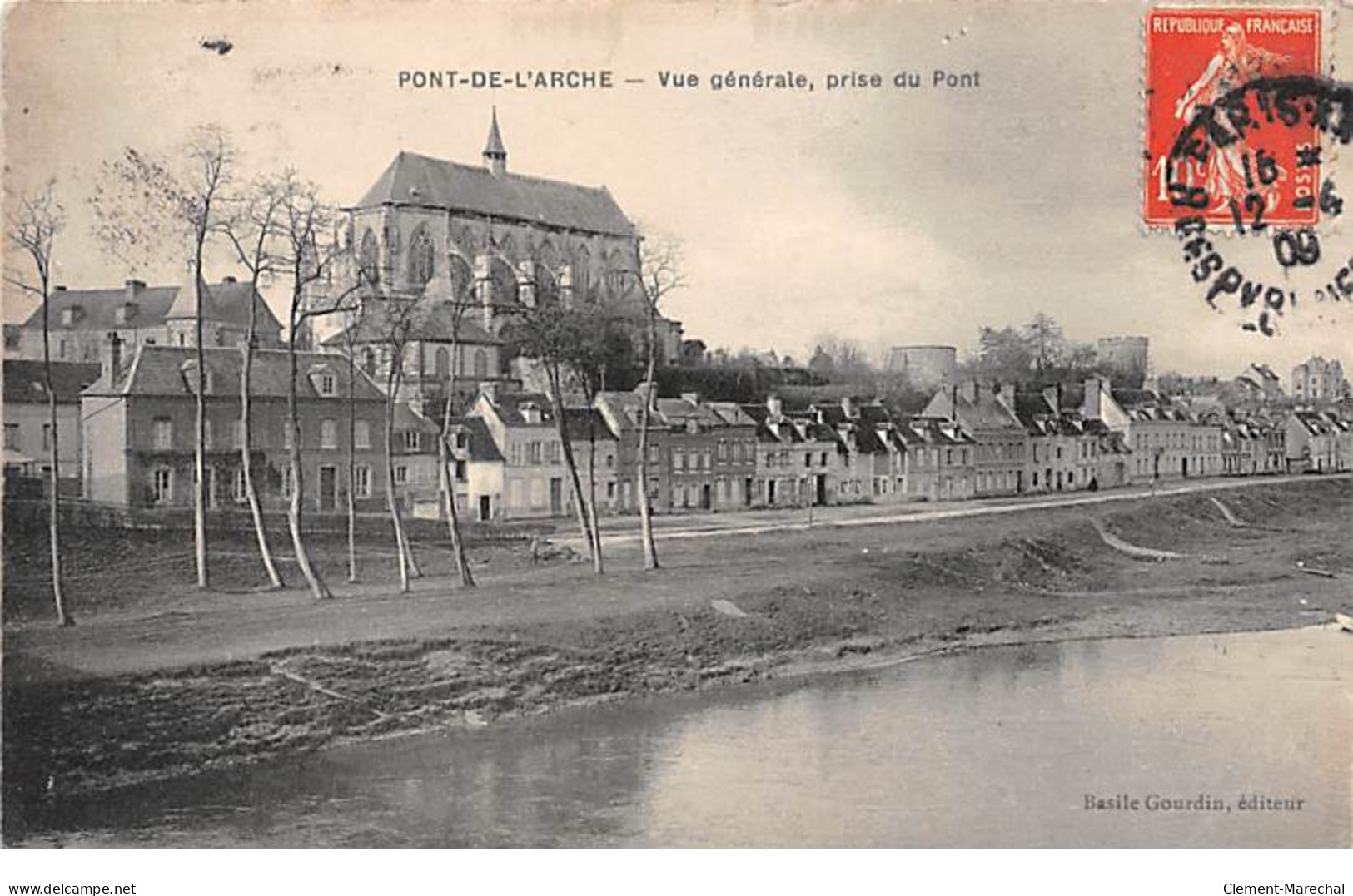 PONT DE L'ARCHE - Vue Générale, Prise Du Pont - Très Bon état - Pont-de-l'Arche