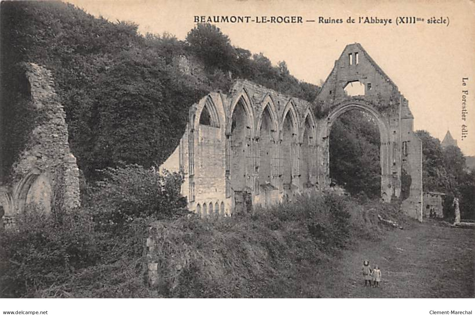 BEAUMONT LE ROGER - Ruines De L'Abbaye - Très Bon état - Beaumont-le-Roger