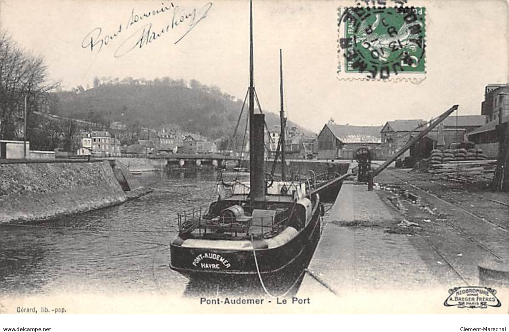 PONT AUDEMER - Le Port - Très Bon état - Pont Audemer