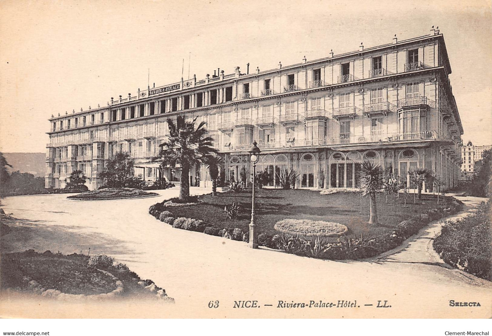 NICE - Riviera Palace Hôtel - Très Bon état - Pubs, Hotels And Restaurants