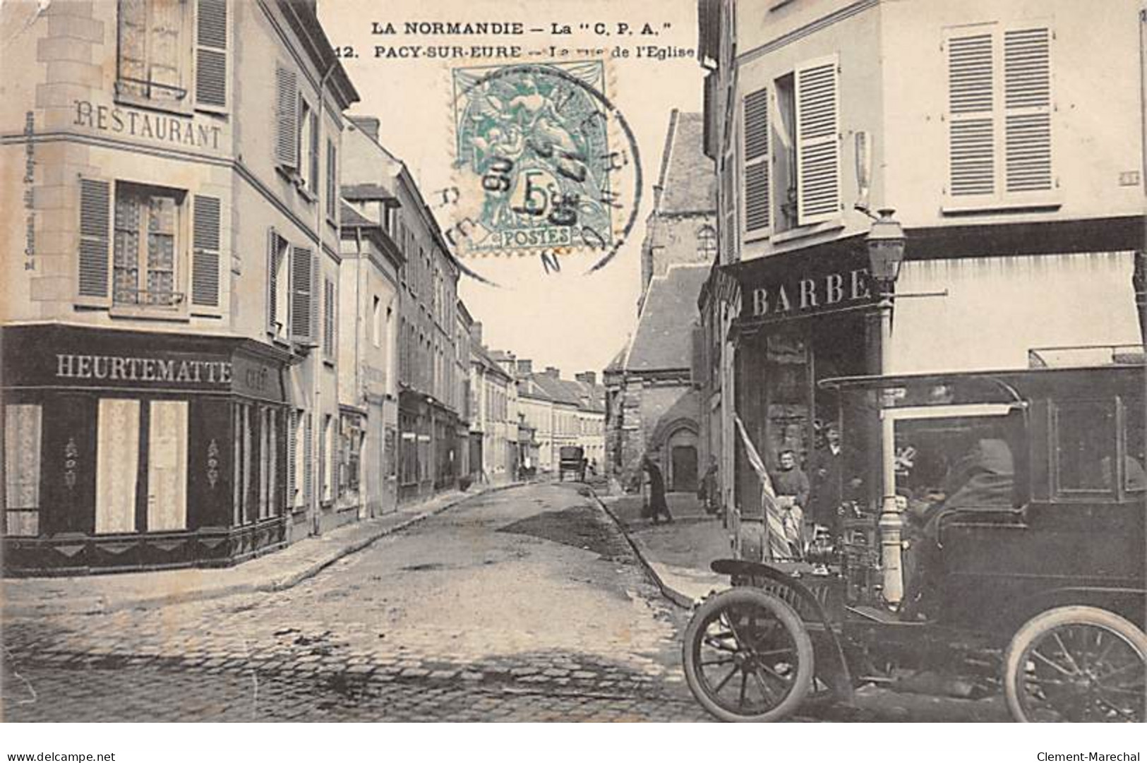 PACY SUR EURE - La Rue De L'Eglise - Très Bon état - Pacy-sur-Eure