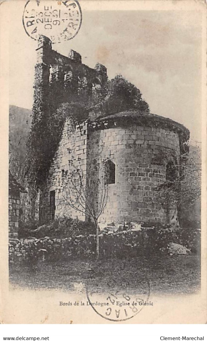 Bords De La Dordogne - Eglise De GLENIC - Très Bon état - Autres & Non Classés