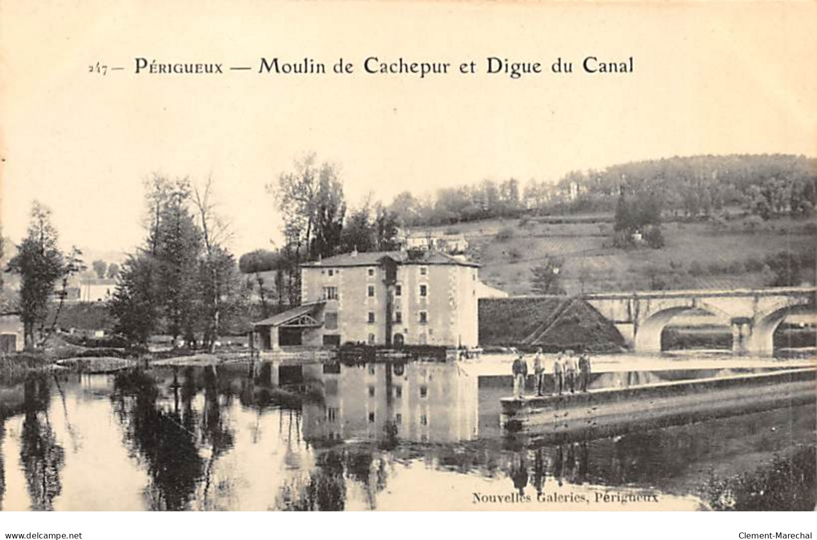 PERIGUEUX - Moulin De Cachepur Et Digue Du Canal - Très Bon état - Périgueux