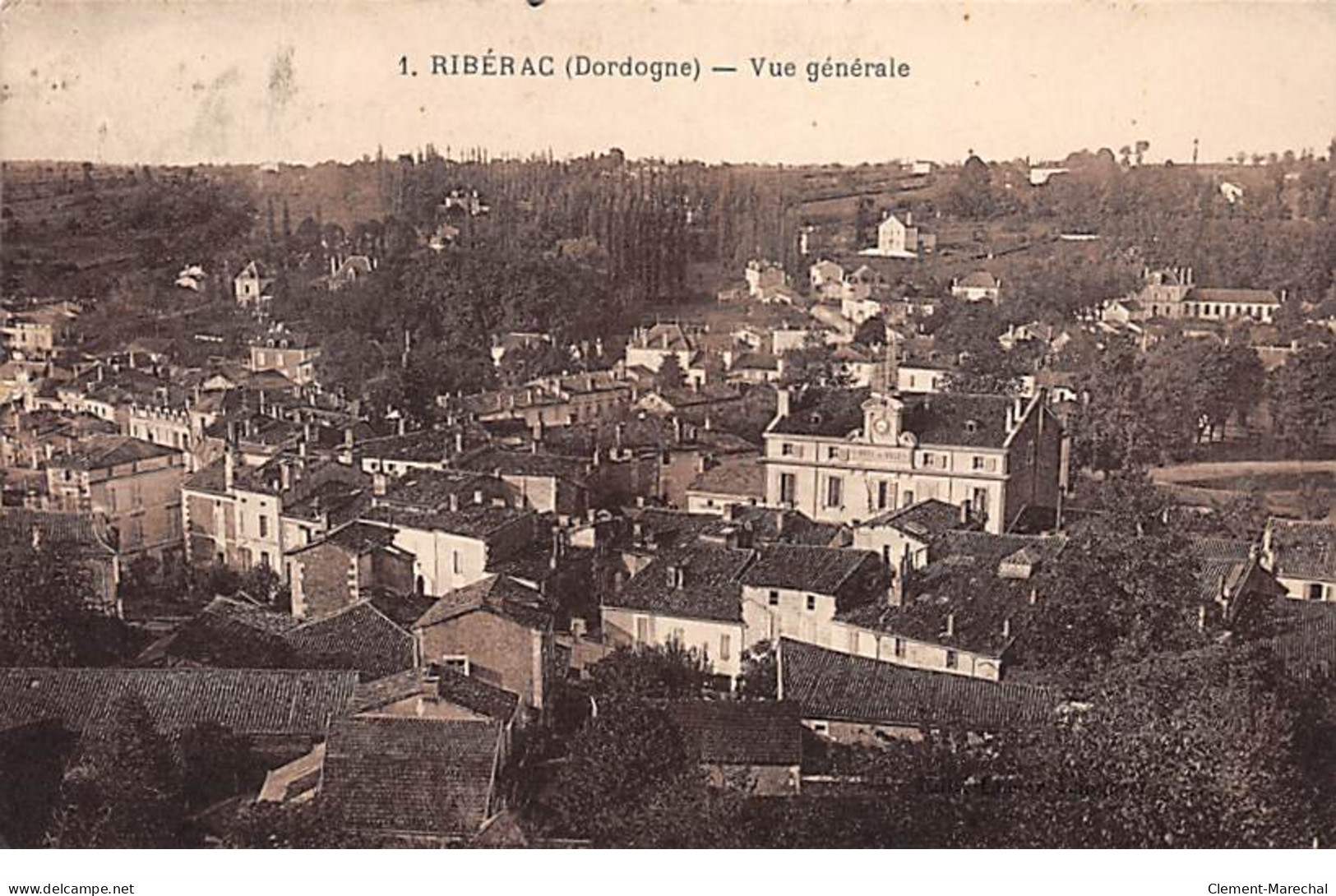 RIBERAC - Vue Générale - Très Bon état - Riberac