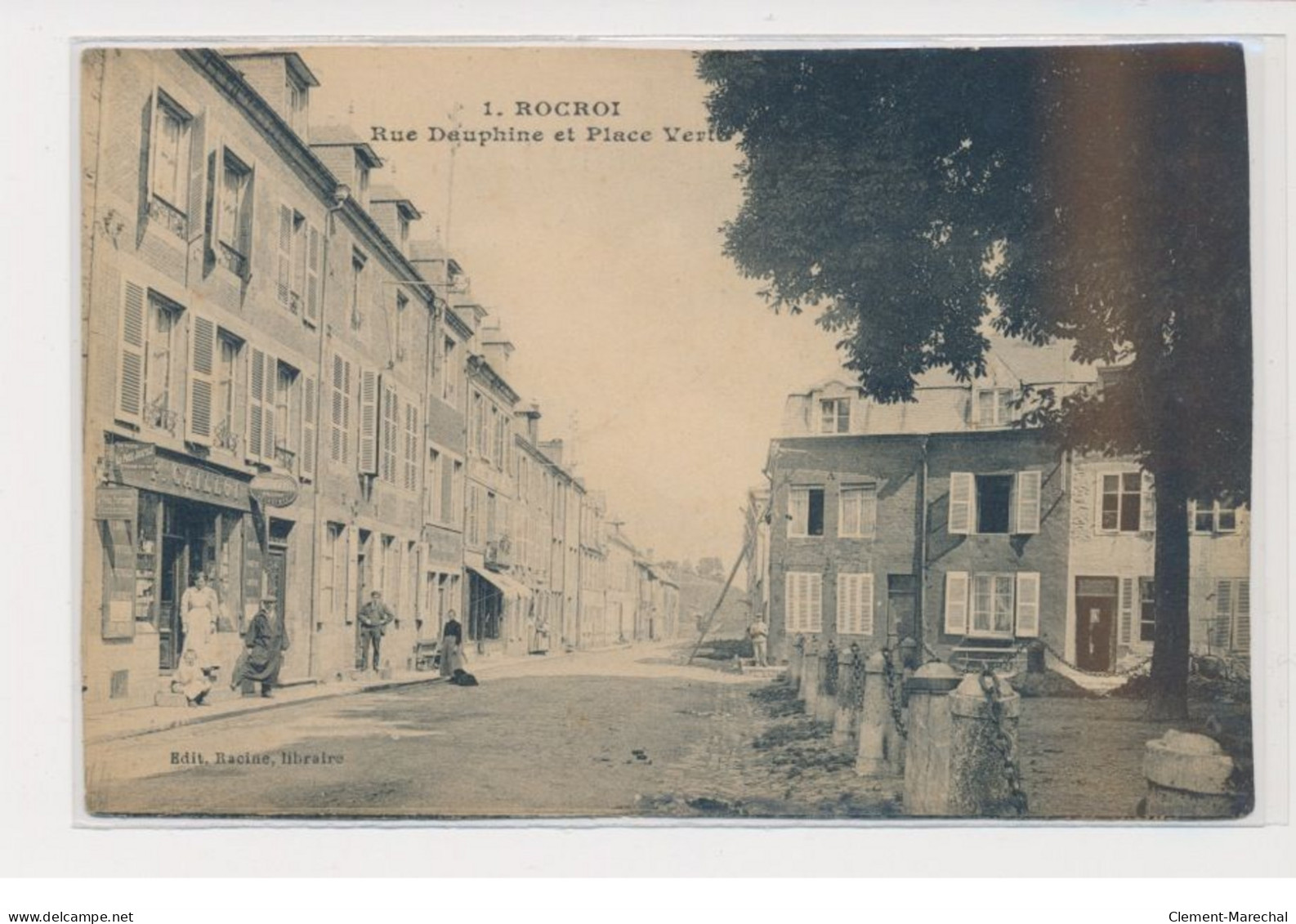 ROCROI - Rue Dauphine Et Place Verte - Très Bon état - Other & Unclassified