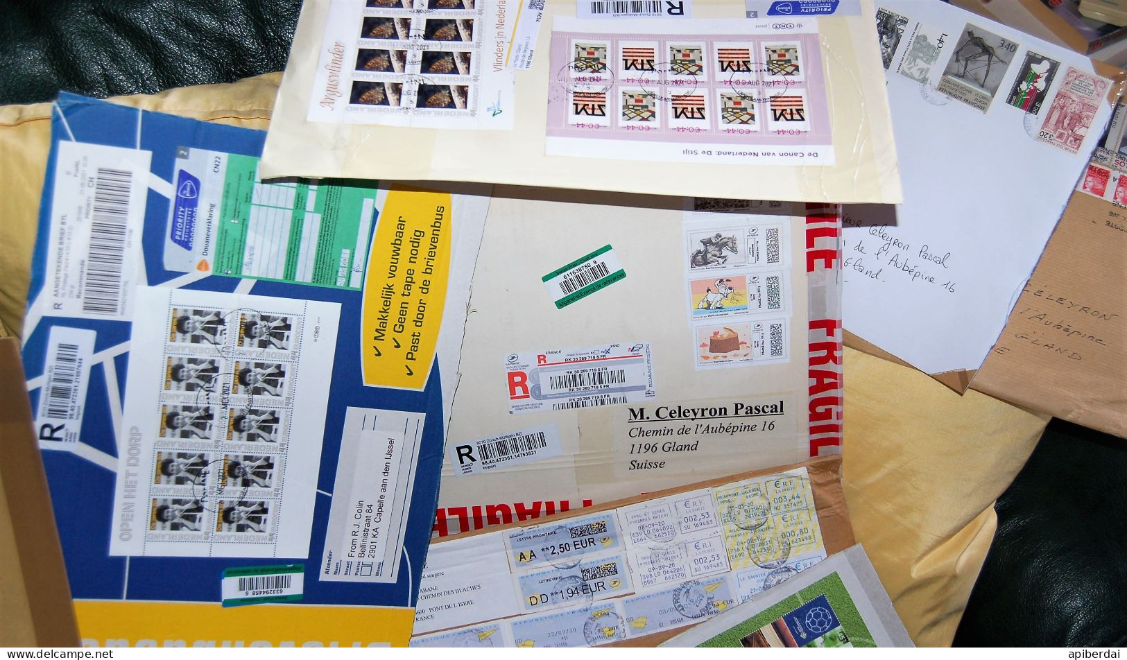 Gros Lot De Lettres Ayant Voyagées - Lots & Kiloware (mixtures) - Max. 999 Stamps