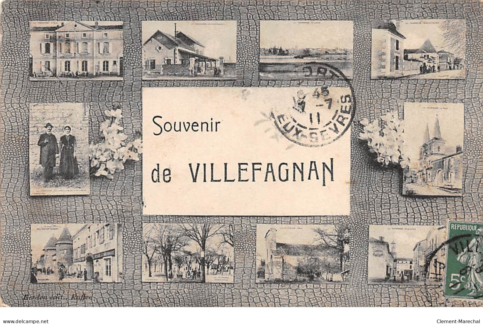 Souvenir De VILLEFAGNAN - Très Bon état - Villefagnan
