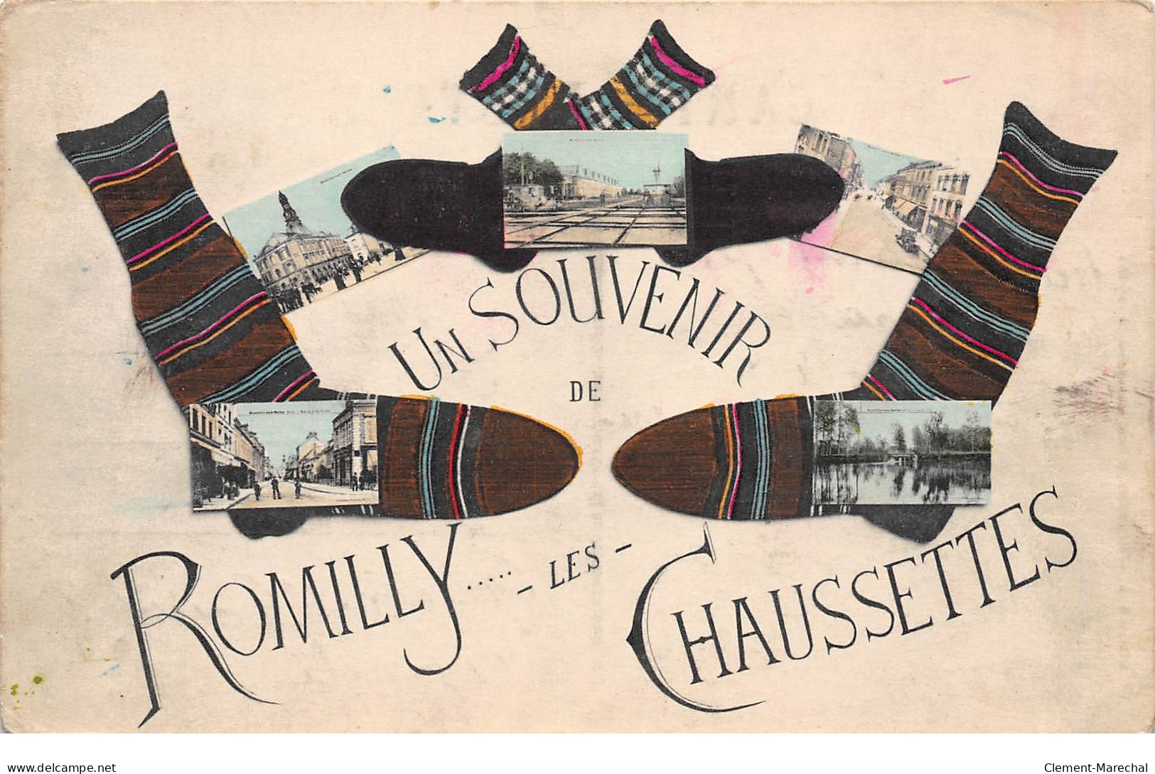 Un Souvenir De ROMILLY LES CHAUSSETTES - Très Bon état - Romilly-sur-Seine