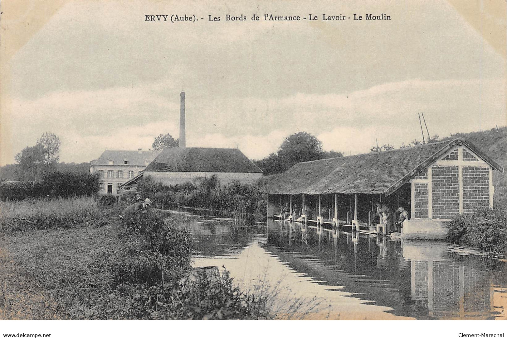 ERVY - Les Bords De L'Armance - Le Lavoir - Le Moulin - Très Bon état - Ervy-le-Chatel
