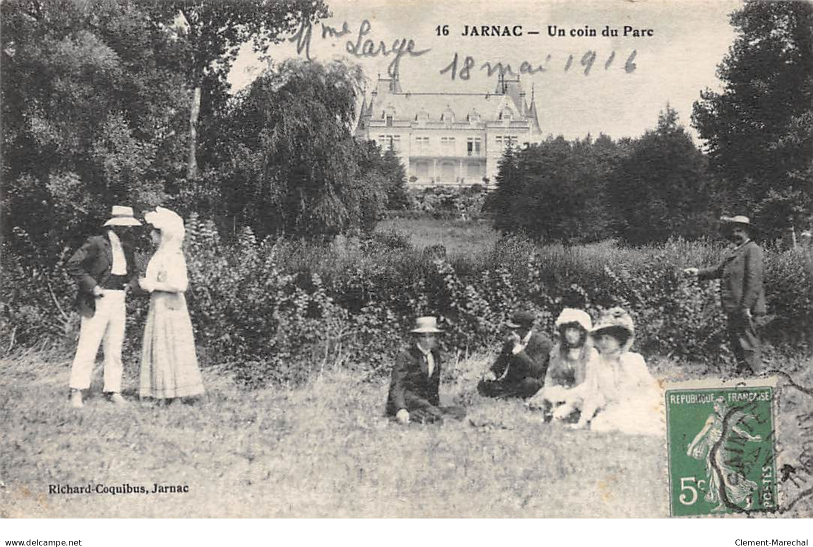 JARNAC - Un Coin Du Parc - Très Bon état - Jarnac