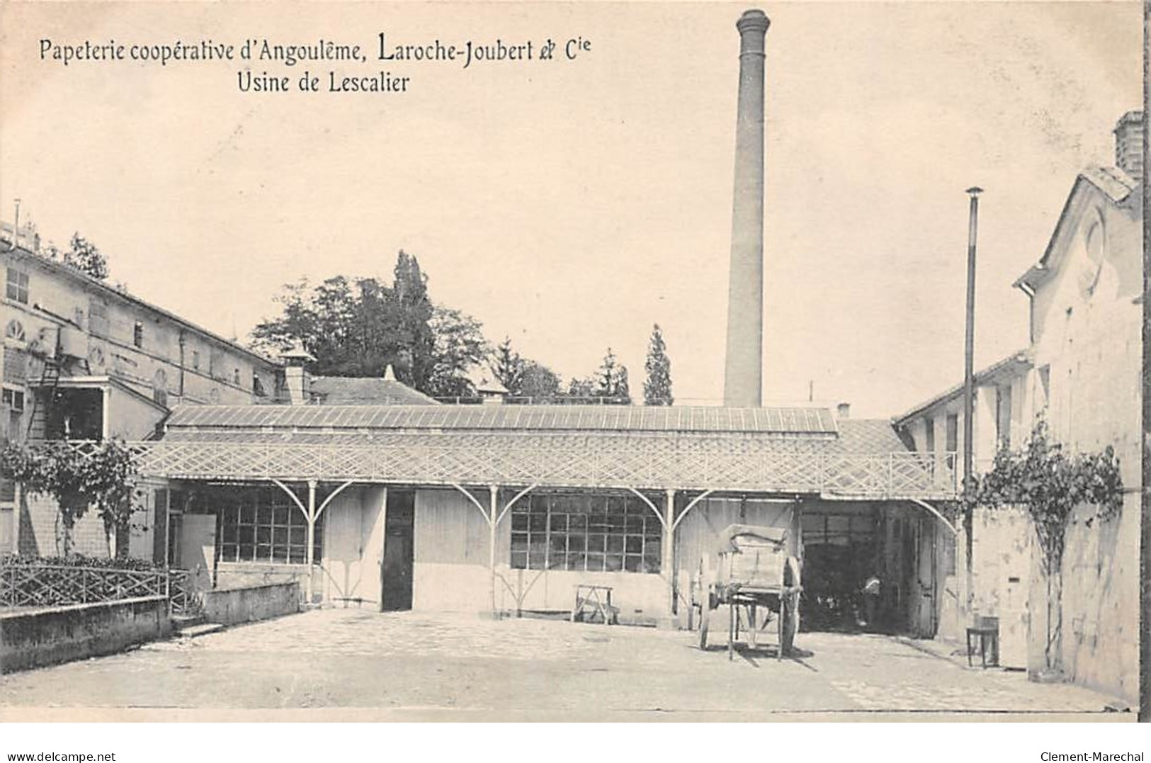 Papeterie Coopérative D' ANGOULEME, Laroche Joubert & Cie - Usine De Lescalier - Très Bon état - Angouleme