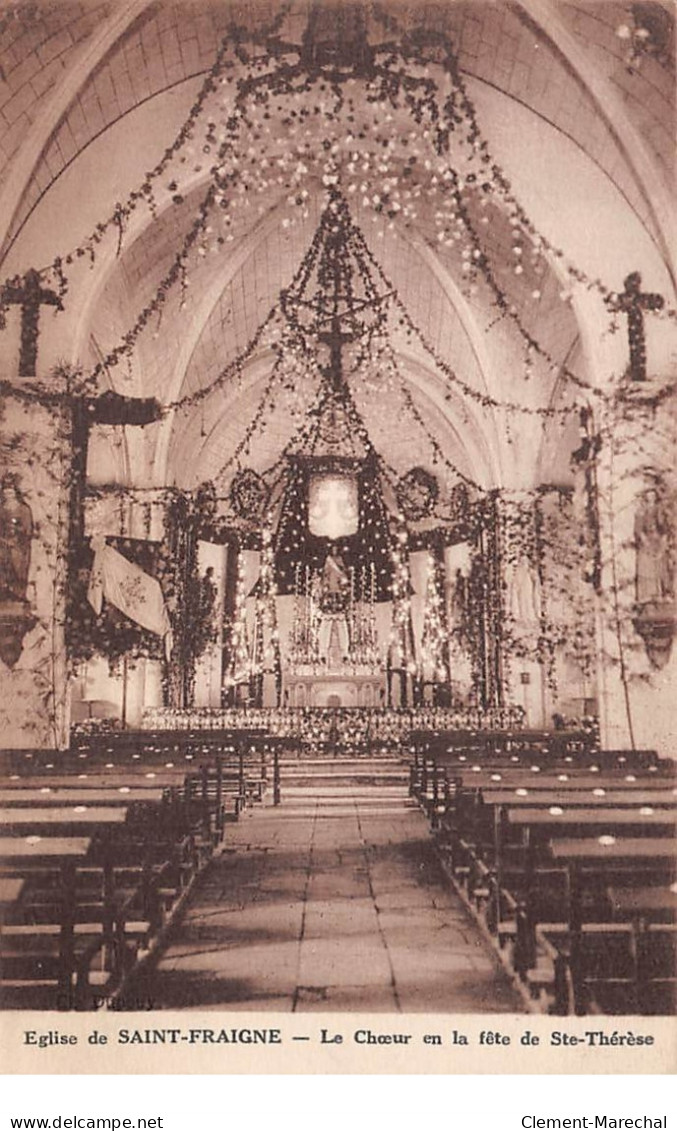 Eglise De SAINT FREIGNE - Le Choeur En Fête De Sainte Thérèse - Très Bon état - Sonstige & Ohne Zuordnung