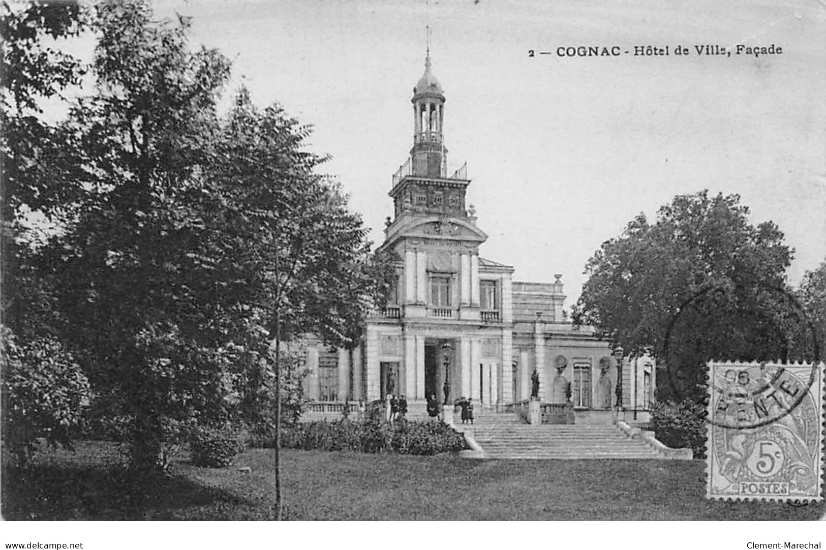 COGNAC - Hôtel De Ville, Façade - Très Bon état - Cognac
