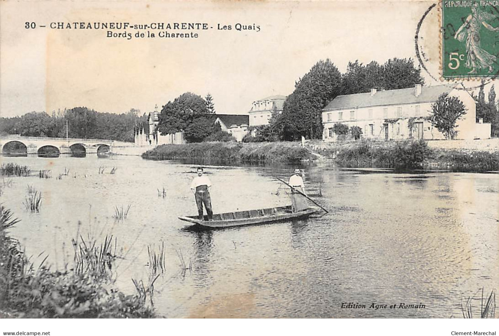 CHATEAUNEUF SUR CHARENTE - Les Quais - Bords De La Charente - Très Bon état - Chateauneuf Sur Charente