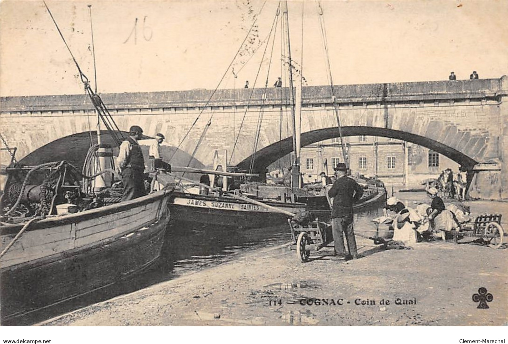 COGNAC - Coin De Quai - Très Bon état - Cognac