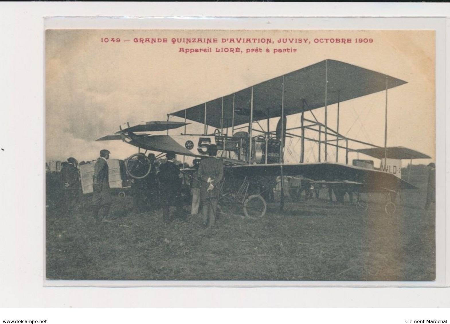 JUVISY - Port-Aviation - Grande Quinzaine De Paris 1909 - Appareil Lioré Prêt à Partir - Très Bon état - Juvisy-sur-Orge