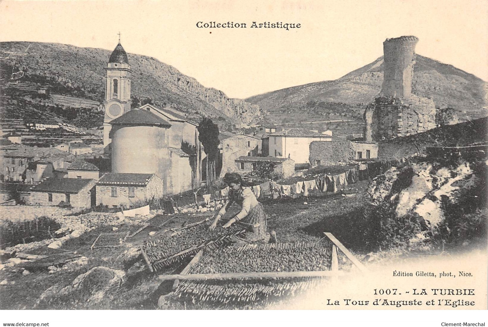 LA TURBIE - La Tour D'Auguste Et L'Eglise - Très Bon état - La Turbie