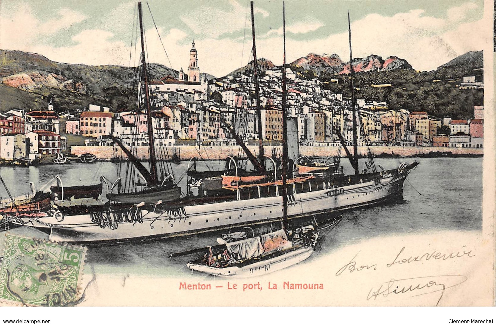 MENTON - Le Port, La Namouna - Très Bon état - Menton