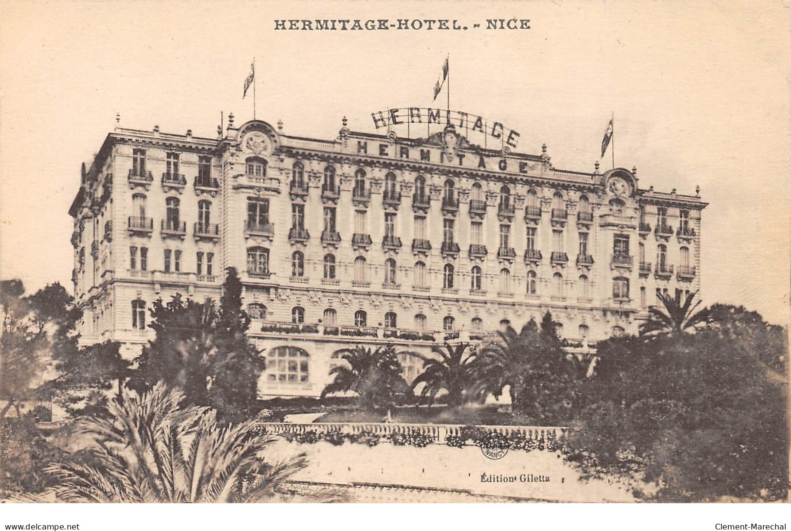 NICE - Hermitage Hôtel - Très Bon état - Pubs, Hotels And Restaurants