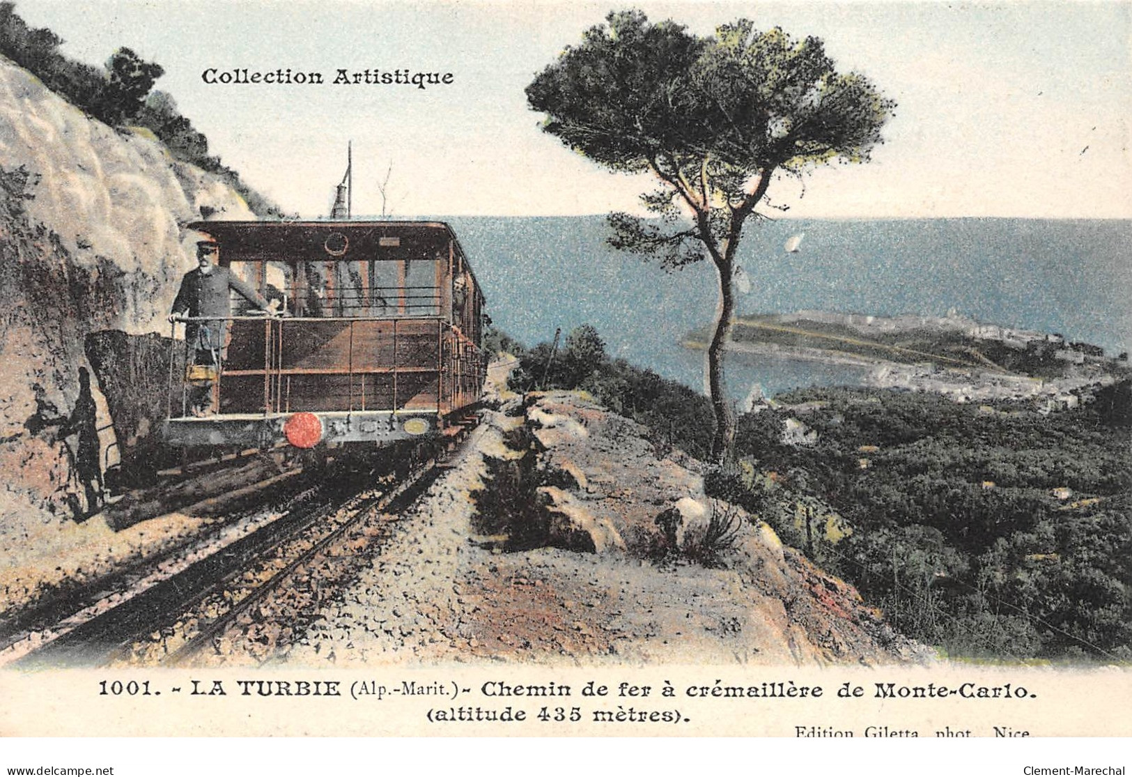 LA TURBIE - Chemin De Fer à Crémaillère De Monte Carlo - Très Bon état - La Turbie