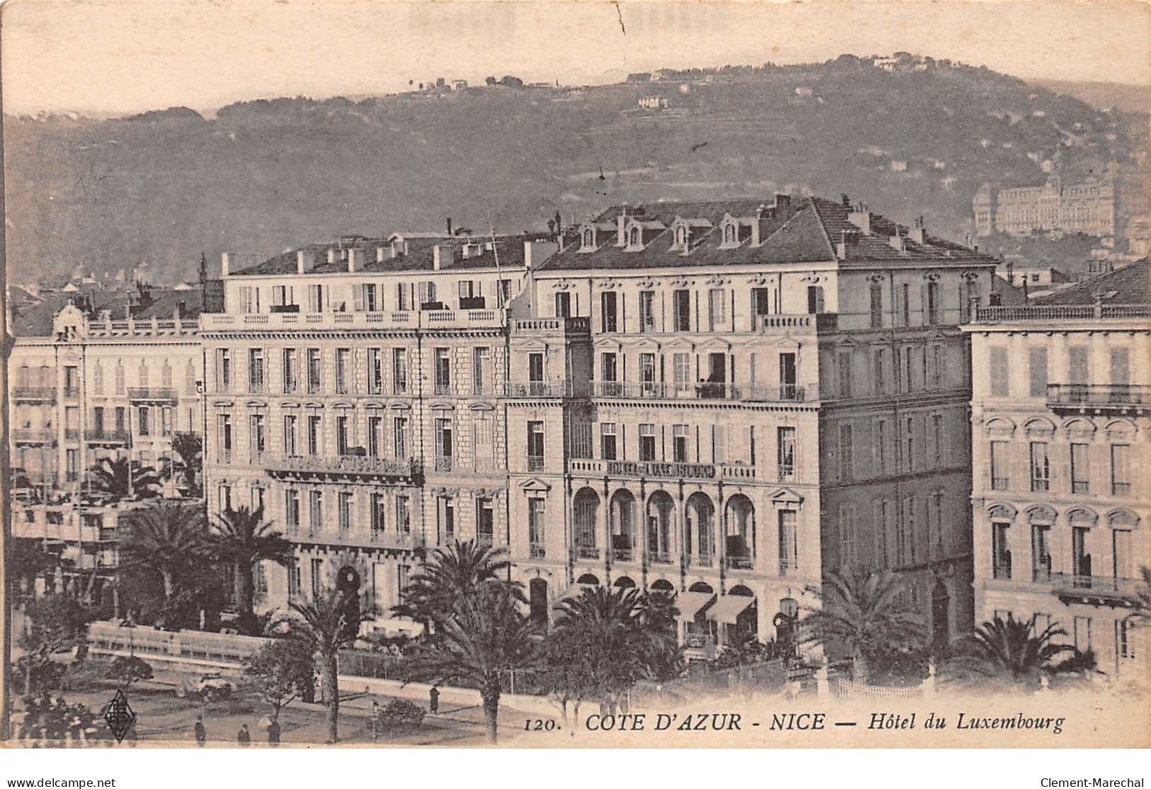 NICE - Hôtel Du Luxembourg - Très Bon état - Cafés, Hôtels, Restaurants