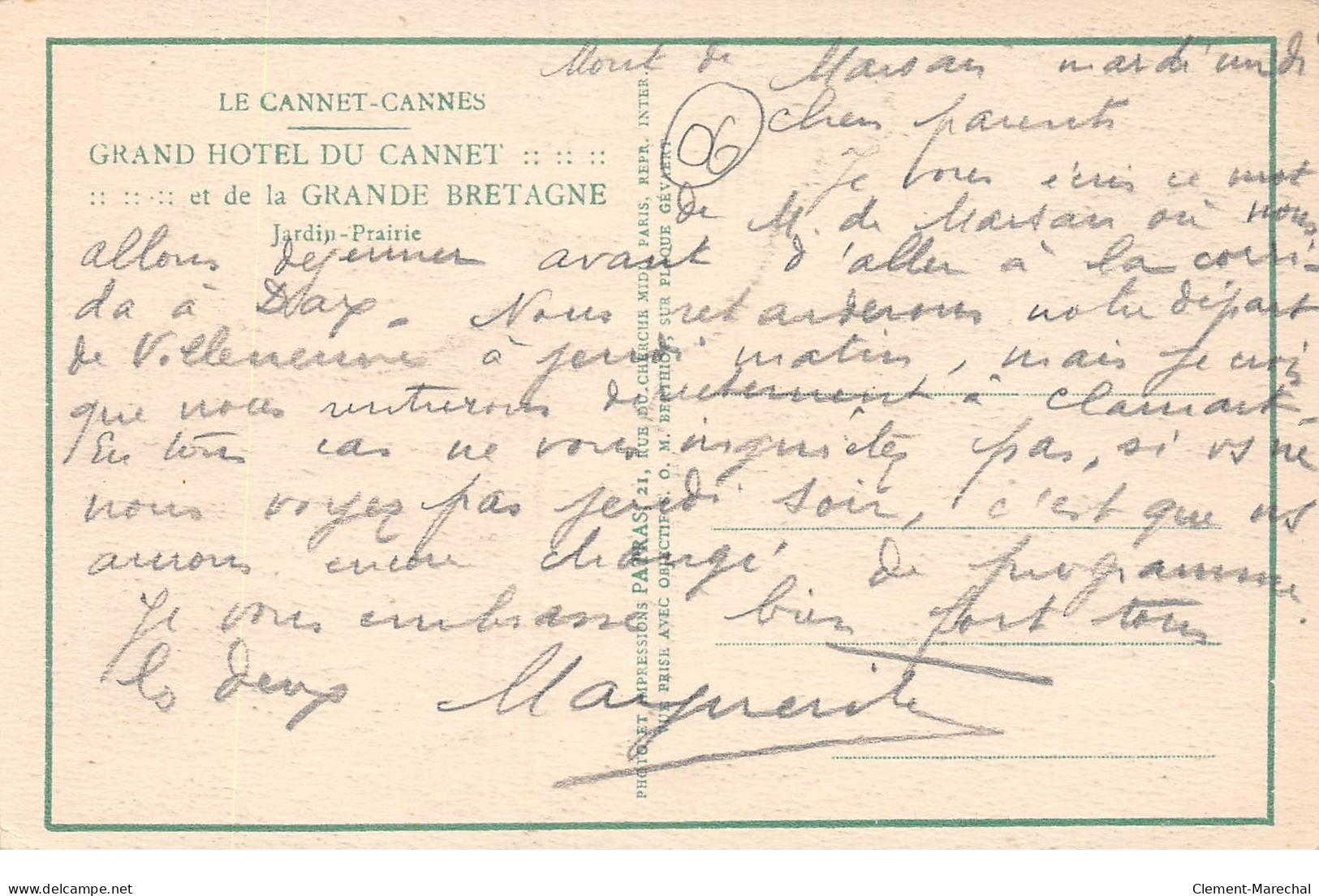LE CANNET - Grand Hotel Du Cannet Et De La Grande Bretagne - Très Bon état - Le Cannet