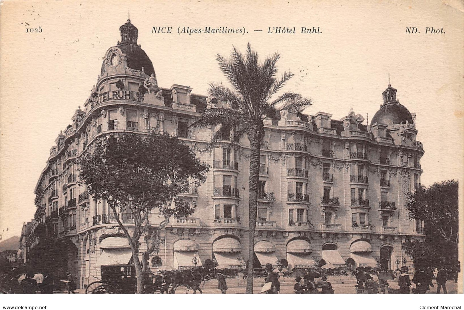 NICE - L'Hôtel Ruhl - Très Bon état - Pubs, Hotels And Restaurants