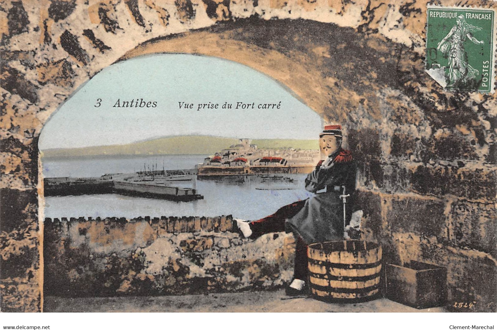 ANTIBES - Vue Prise Du Fort Carré - Très Bon état - Antibes - Vieille Ville