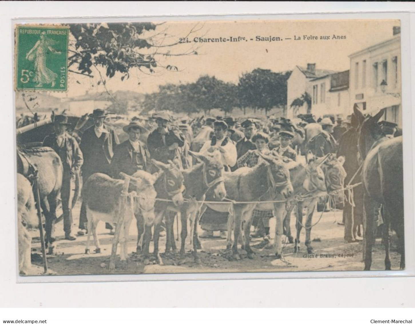 SAUJON - La Foire Aux ânes - Très Bon état - Saujon