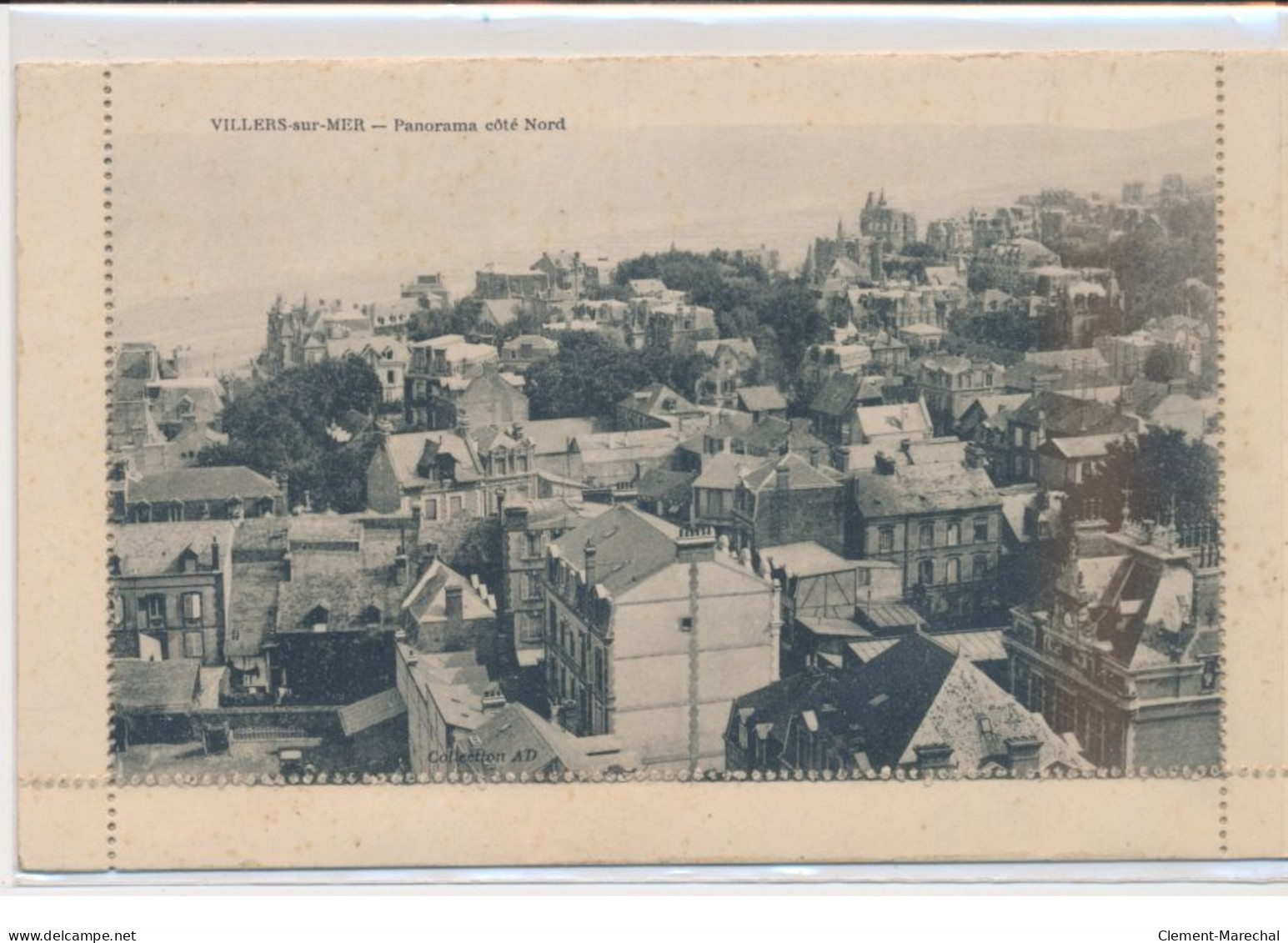 VILLERS SUR MER - Panorama Côté Nord - Carte Lettre - Très Bon état - Villers Sur Mer