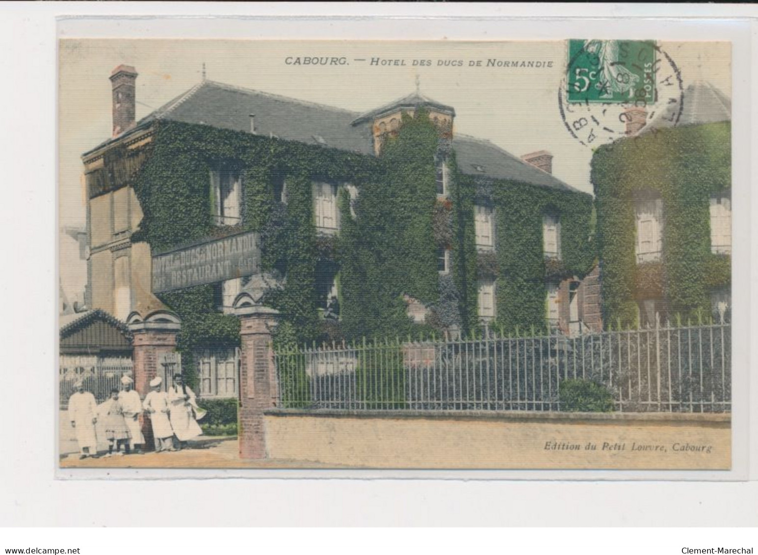 CABOURG - Hôtel Des Ducs De Normandie - Toillée - Très Bon état - Cabourg