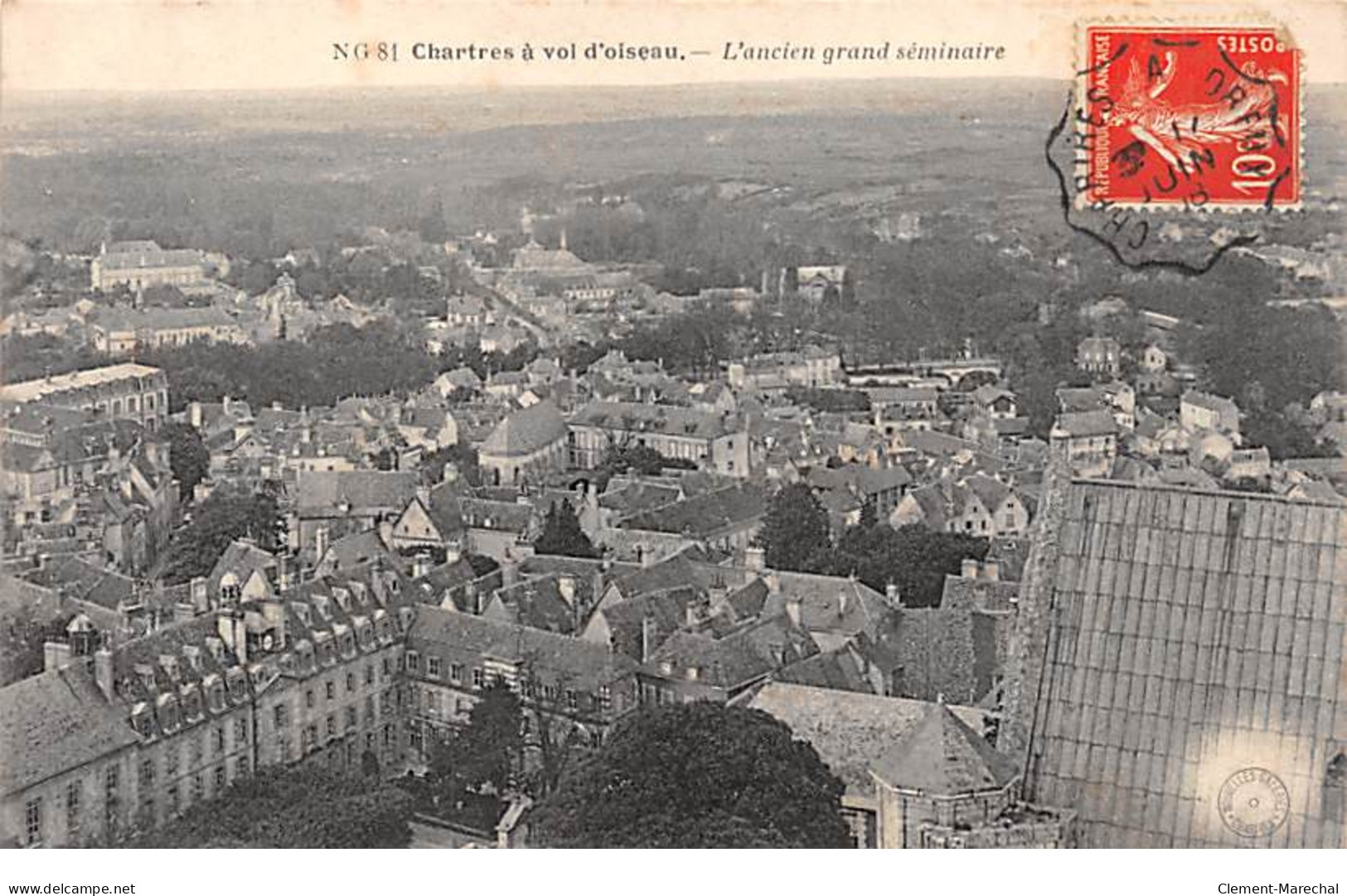 CHARTRES à Vol D'oiseau - L'ancien Grand Séminaire - Très Bon état - Chartres