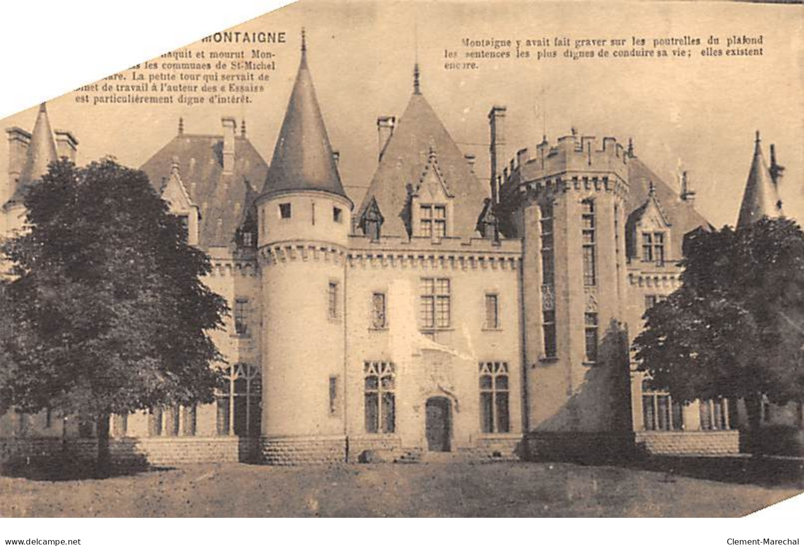Château De MONTAIGNE - Très Bon état - Autres & Non Classés