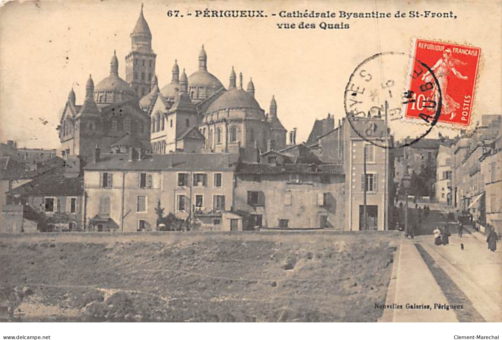 PERIGUEUX - Cathédrale Byzantine De Saint Front, Vue Des Quais - Très Bon état - Périgueux