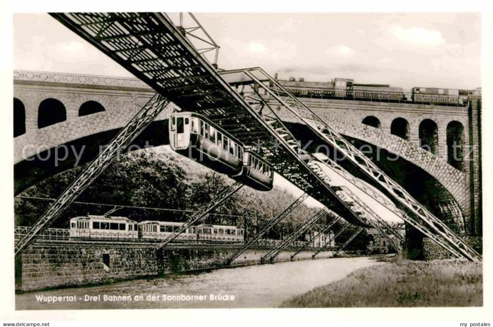 72637065 Wuppertal Drei Bahnen An Der Sonnborner Bruecke Wuppertal - Wuppertal