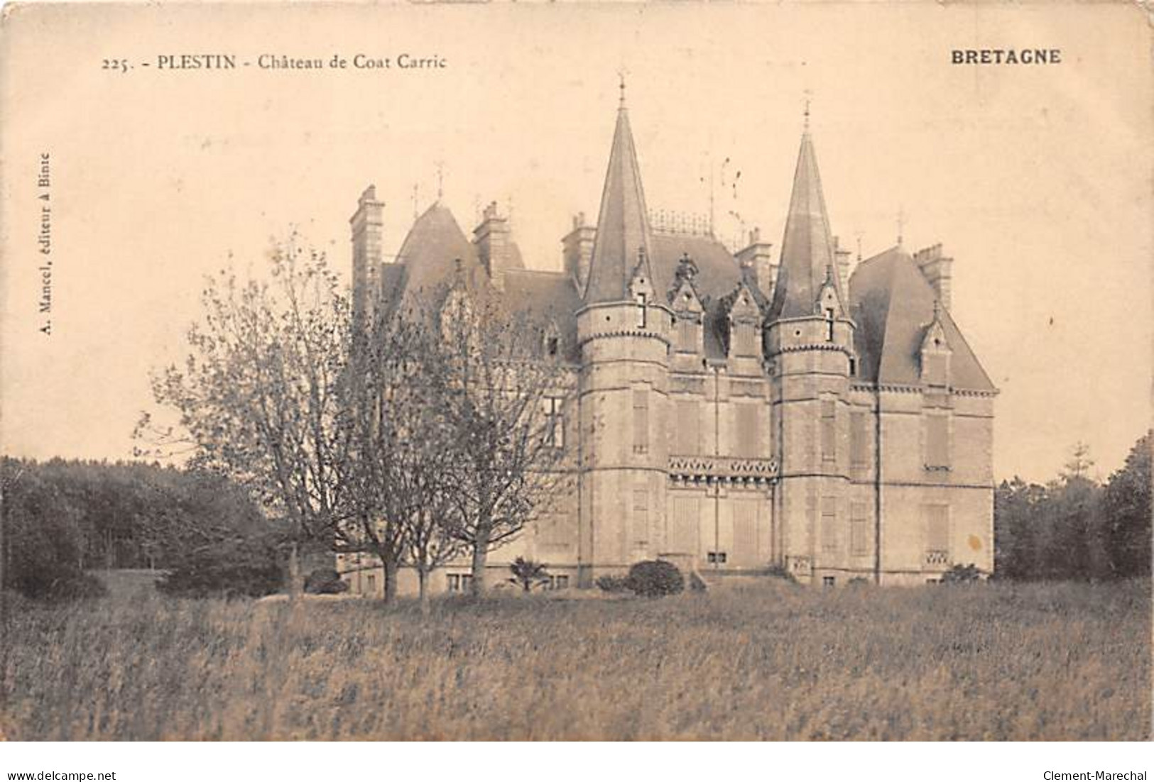 PLESTIN - Château De Coat Carric - Très Bon état - Plestin-les-Greves