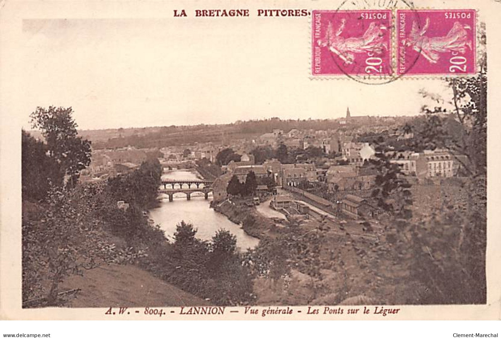 LANNION - Vue Générale - Les Ponts Sur Le Léguer - Très Bon état - Lannion