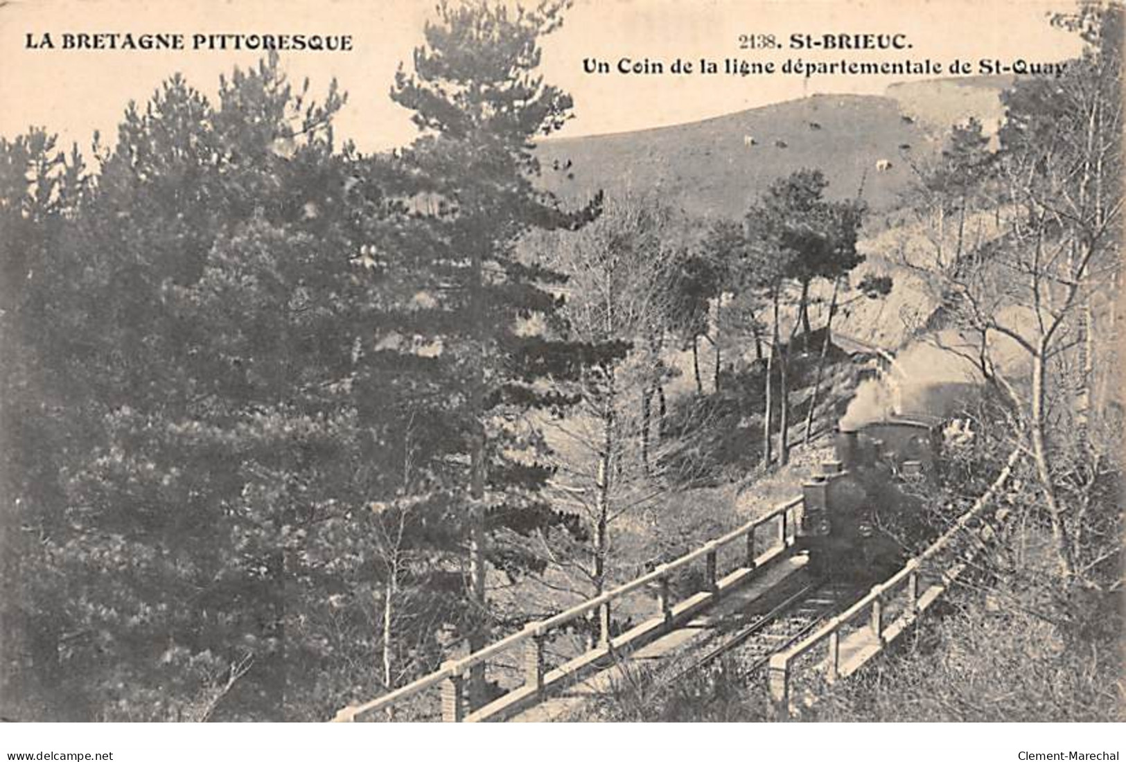 SAINT BRIEUC - Un Coin De La Ligne Départementale De Saint Quay - Très Bon état - Saint-Brieuc