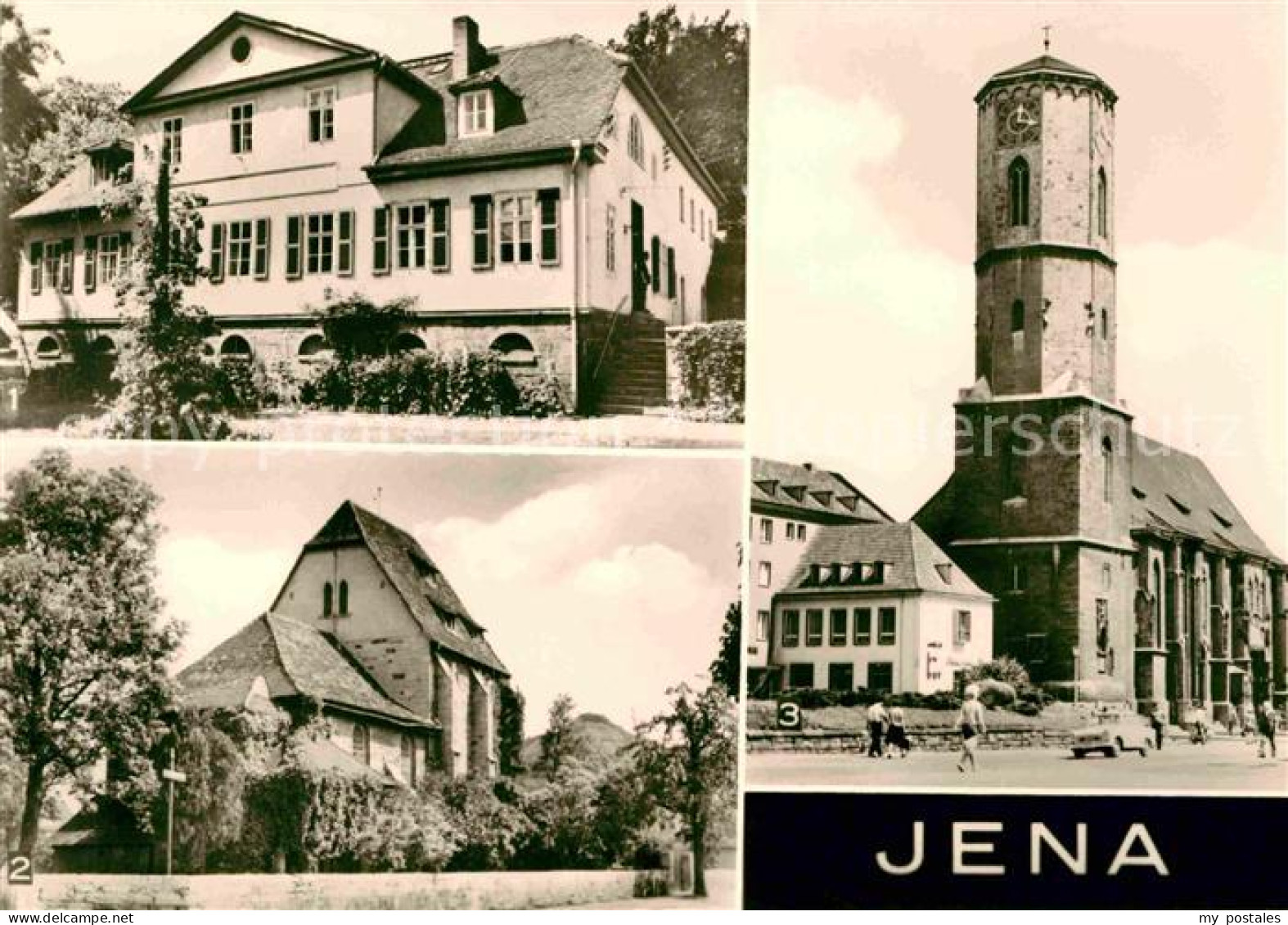 72637058 Jena Thueringen Goethegedenkstaette Schillerkirche Stadtkirche Sankt Mi - Jena