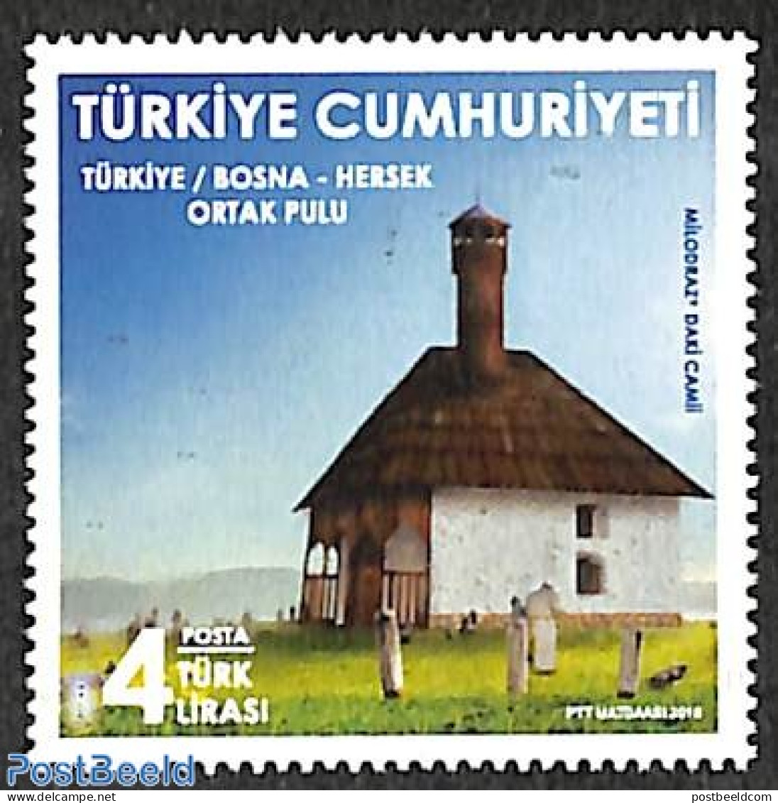 Türkiye 2018 Joint Issue With Bsnia Herzegowina 1v, Mint NH, Various - Joint Issues - Other & Unclassified