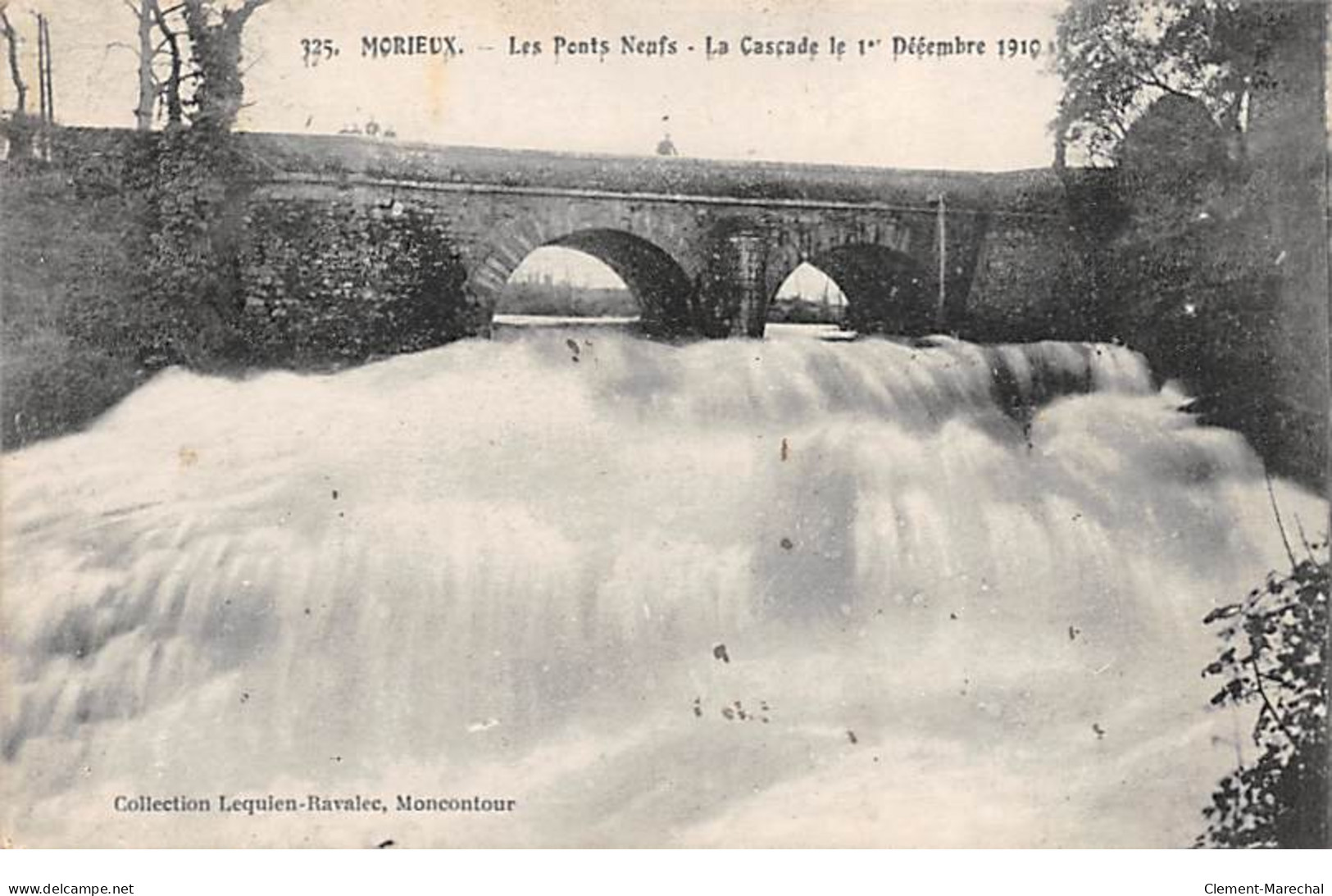 MORIEUX - Les Ponts Neufs - La Cascade Le 1er Décembre 1910 - Très Bon état - Morieux