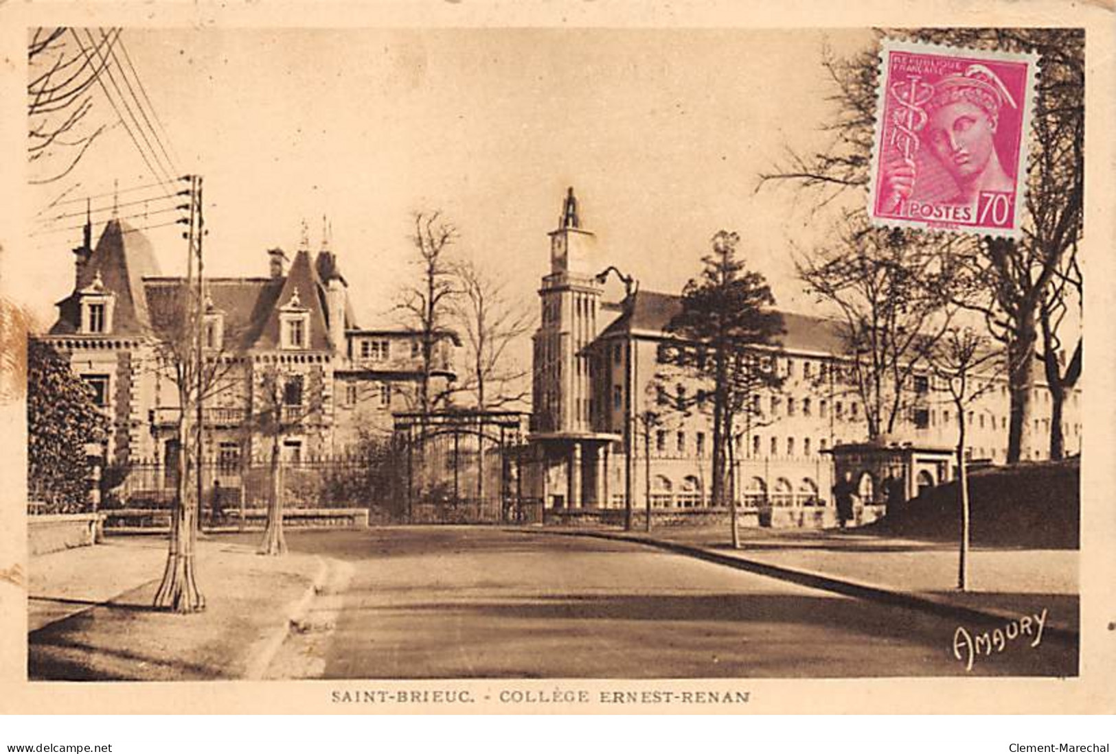 SAINT BRIEUC - Collège Ernest Renan - Très Bon état - Saint-Brieuc