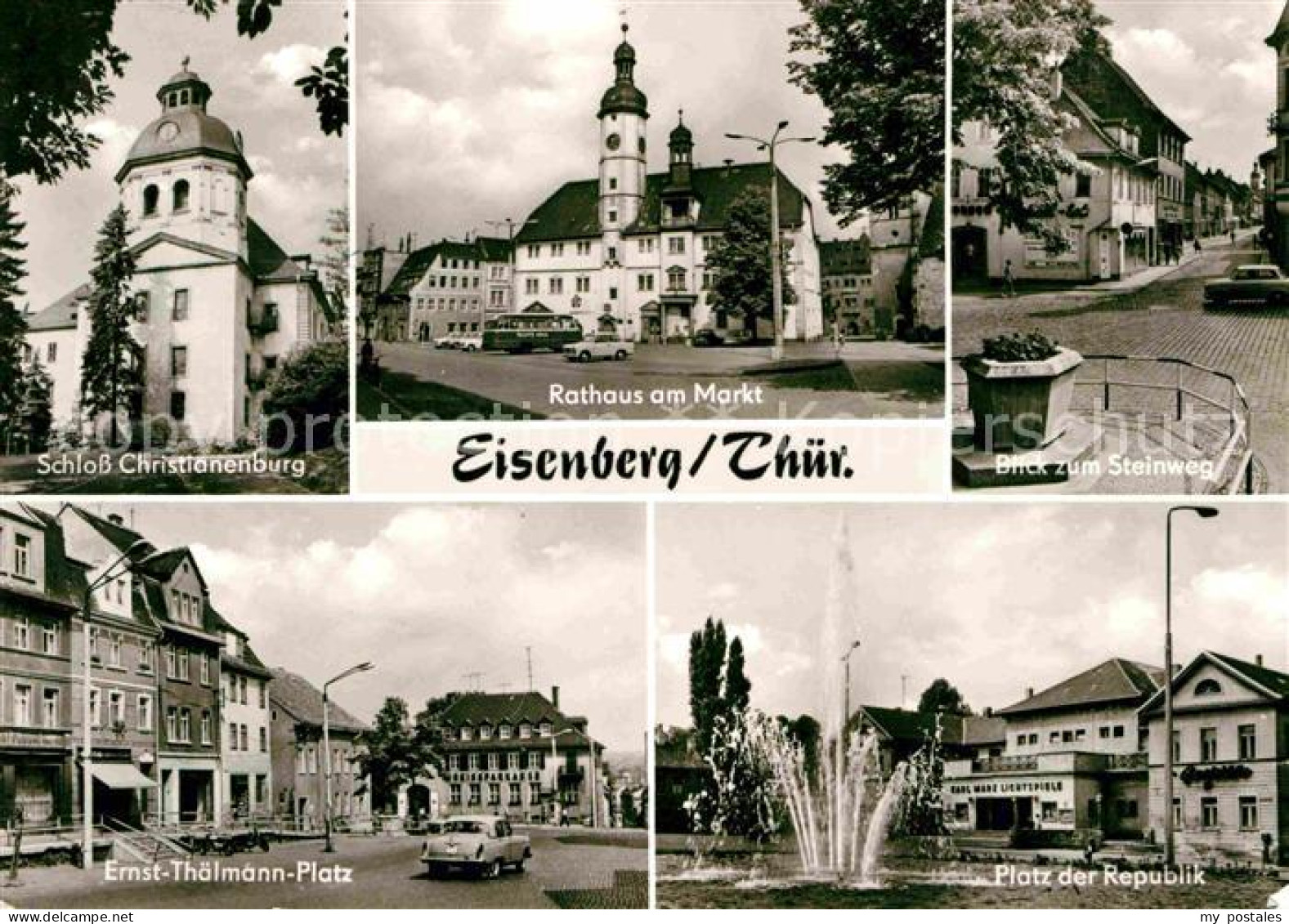 72637051 Eisenberg Thueringen Schloss Christiansburg Ernst Thaelmann Platz Platz - Eisenberg