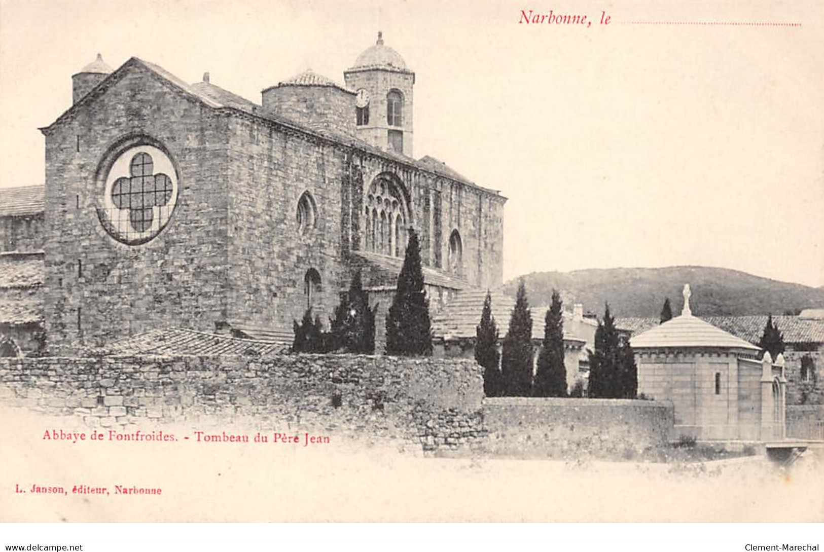 NARBONNE - Abbaye De Fontfroides - Tombeau Du Père Jean - Très Bon état - Narbonne