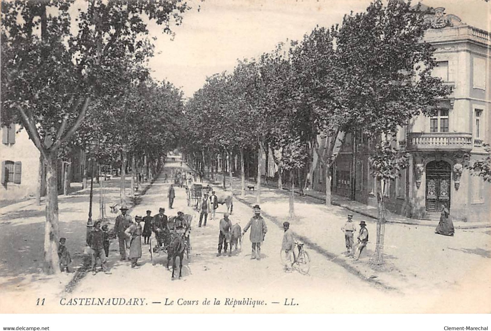 CASTELNAUDAURY - Le Cours De La République - Très Bon état - Castelnaudary